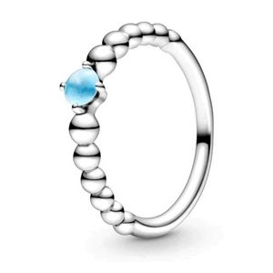 Pandora December Sky Blue Ring